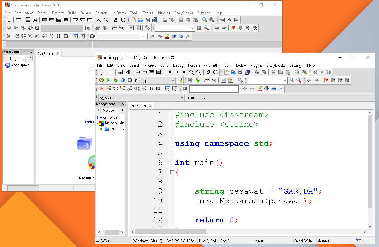 CodeBlocks Multiple Instances – FGroupIndonesia