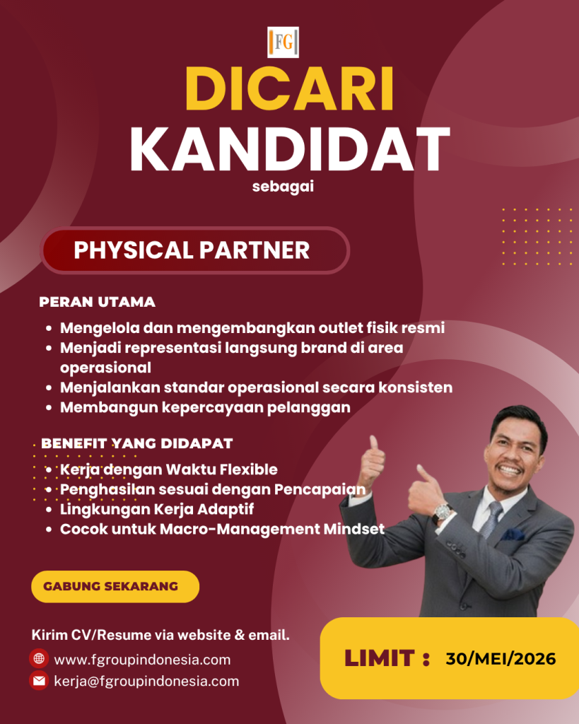 lowongan kerja physical partner