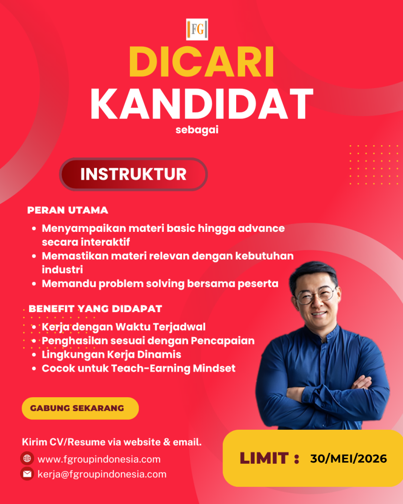 lowongan kerja instruktur